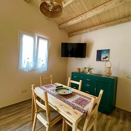 Overlooking Hill New Tipical Sicilian House In Rustic Style With Private Garden And Parking *